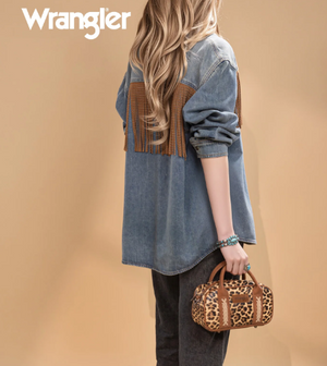 Wrangler Whipstitch Collection Mini Satchel/Crossbody Bag