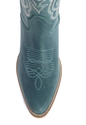 NALEJANDRA BOOTS IN DEEP TURQUOISE