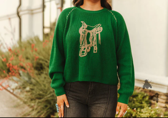 SADDLE STRAPS *GREEN