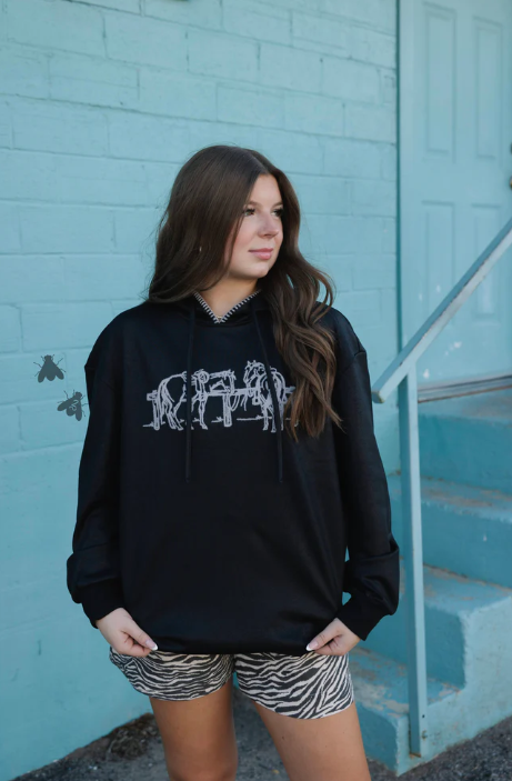 LEATHER OR NOT SWEATSHIRT