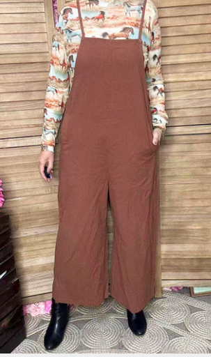 WIDE LEG WOMENS JUMPSUIT