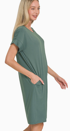 EVERYDAY EASY T SHIRT DRESS