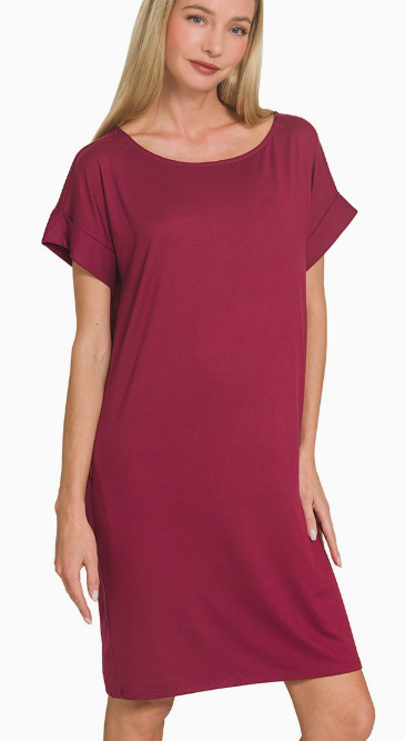 EVERYDAY EASY T SHIRT DRESS