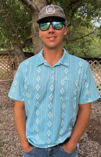 DUSTY BLUE POLO