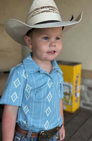 MINI DUSTY BLUES POLO