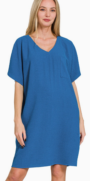 AIRFLOW ESSENTIAL V NECK DRESS