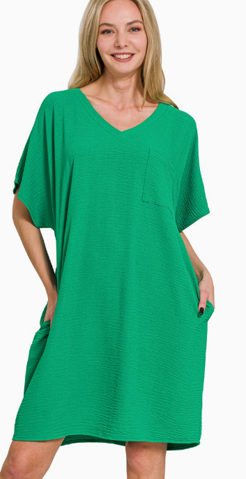 AIRFLOW ESSENTIAL V NECK DRESS