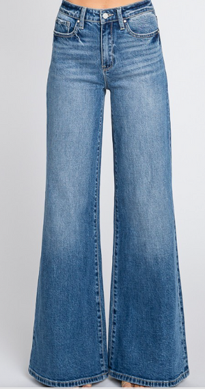 SUPER SOFT HIGH RISE COMFORT WIDE FLARE PETRA JEANS