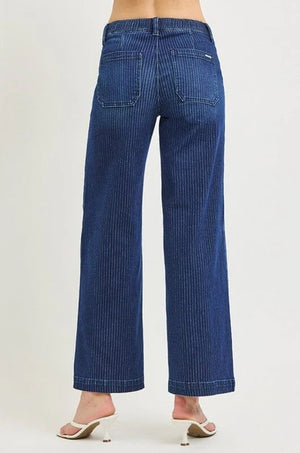 Slouchy Drawstring Wide Leg Jeans