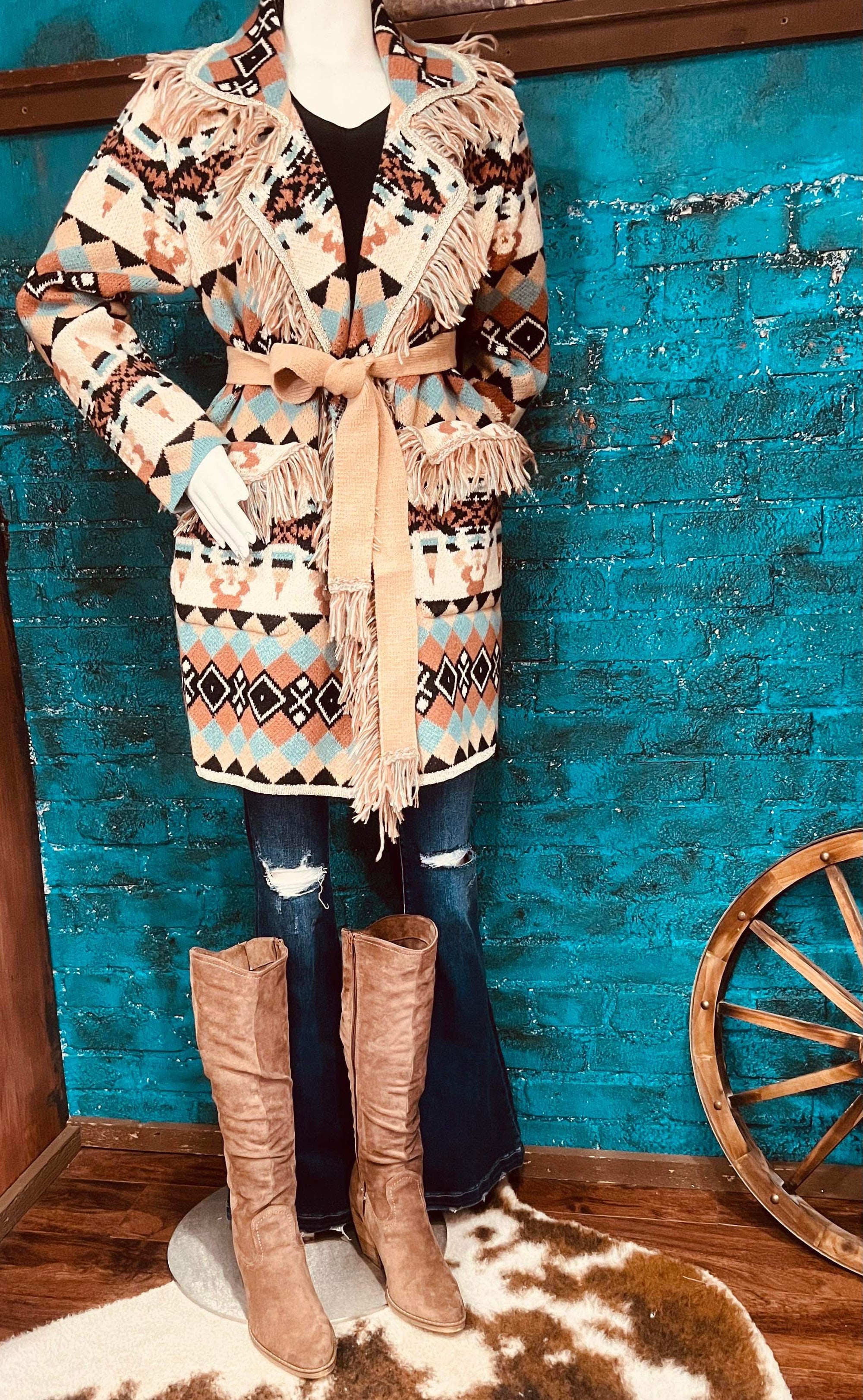 WESTERN FRINGE JACKET