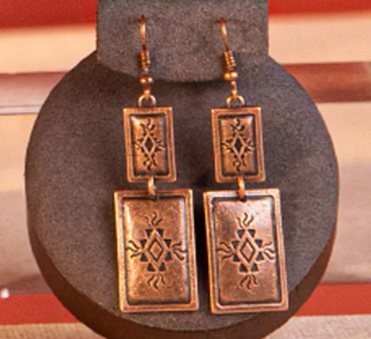 Bohemian Pendant and Earrings Set