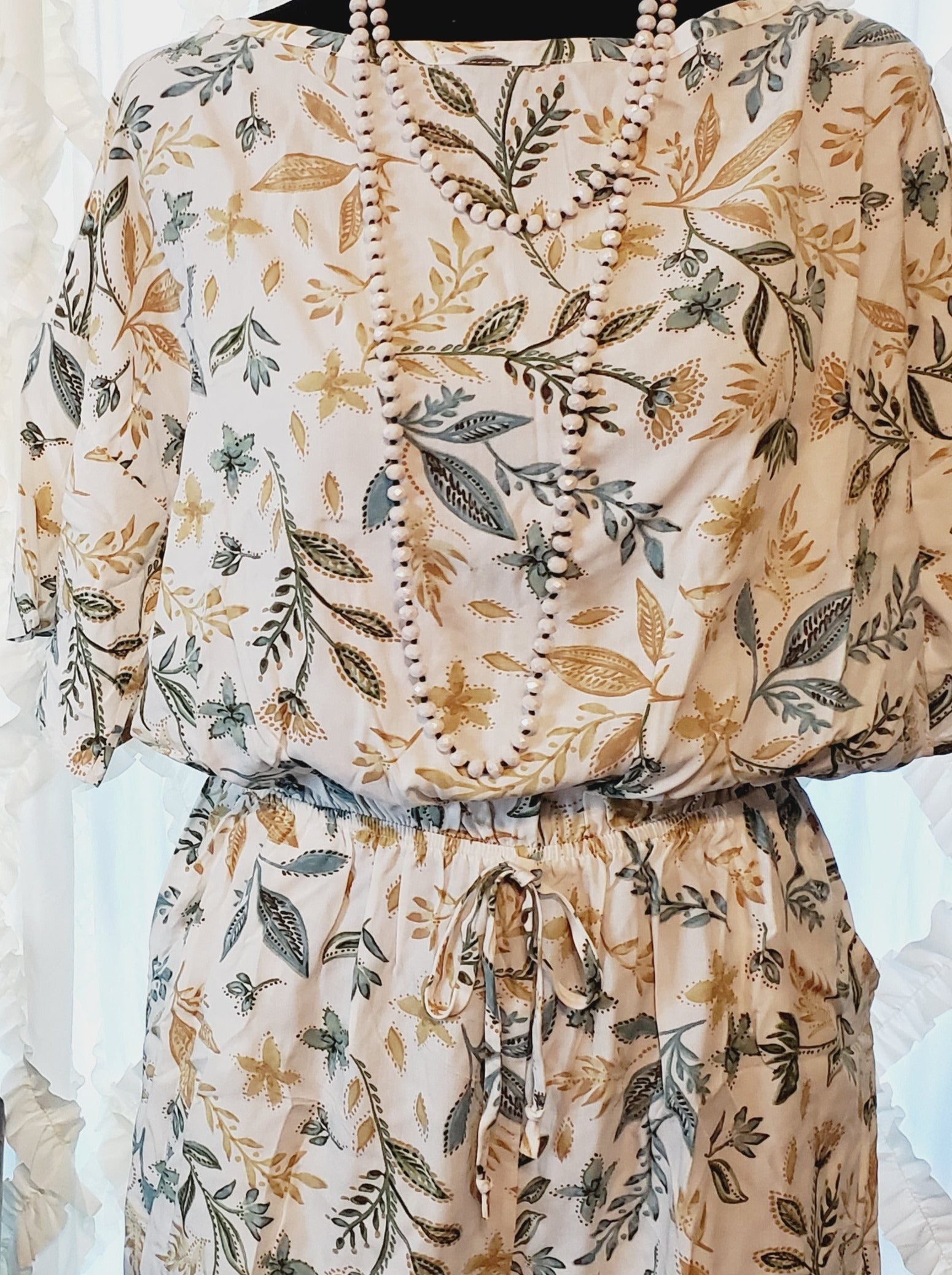 Ivory Summer Time Romper