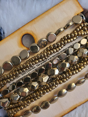 Upcycled Gold Bracelet Set