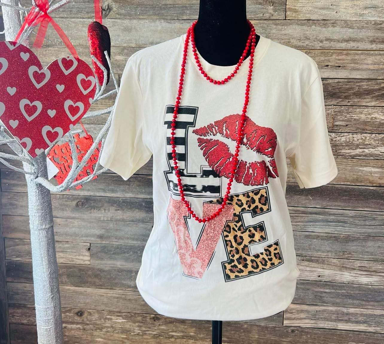 LOVE MULTI PATTERN TEE