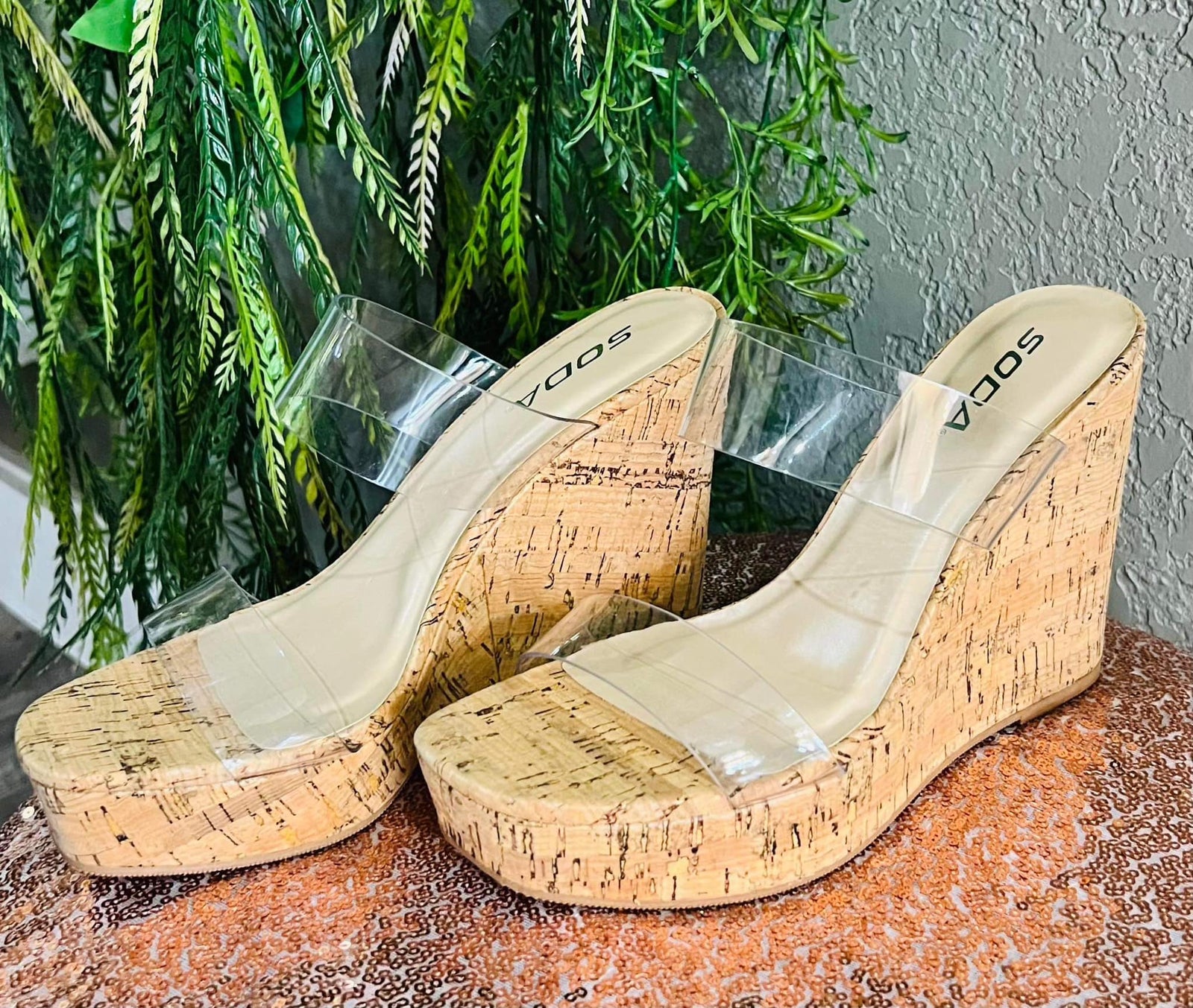 Clear Classy Wedges