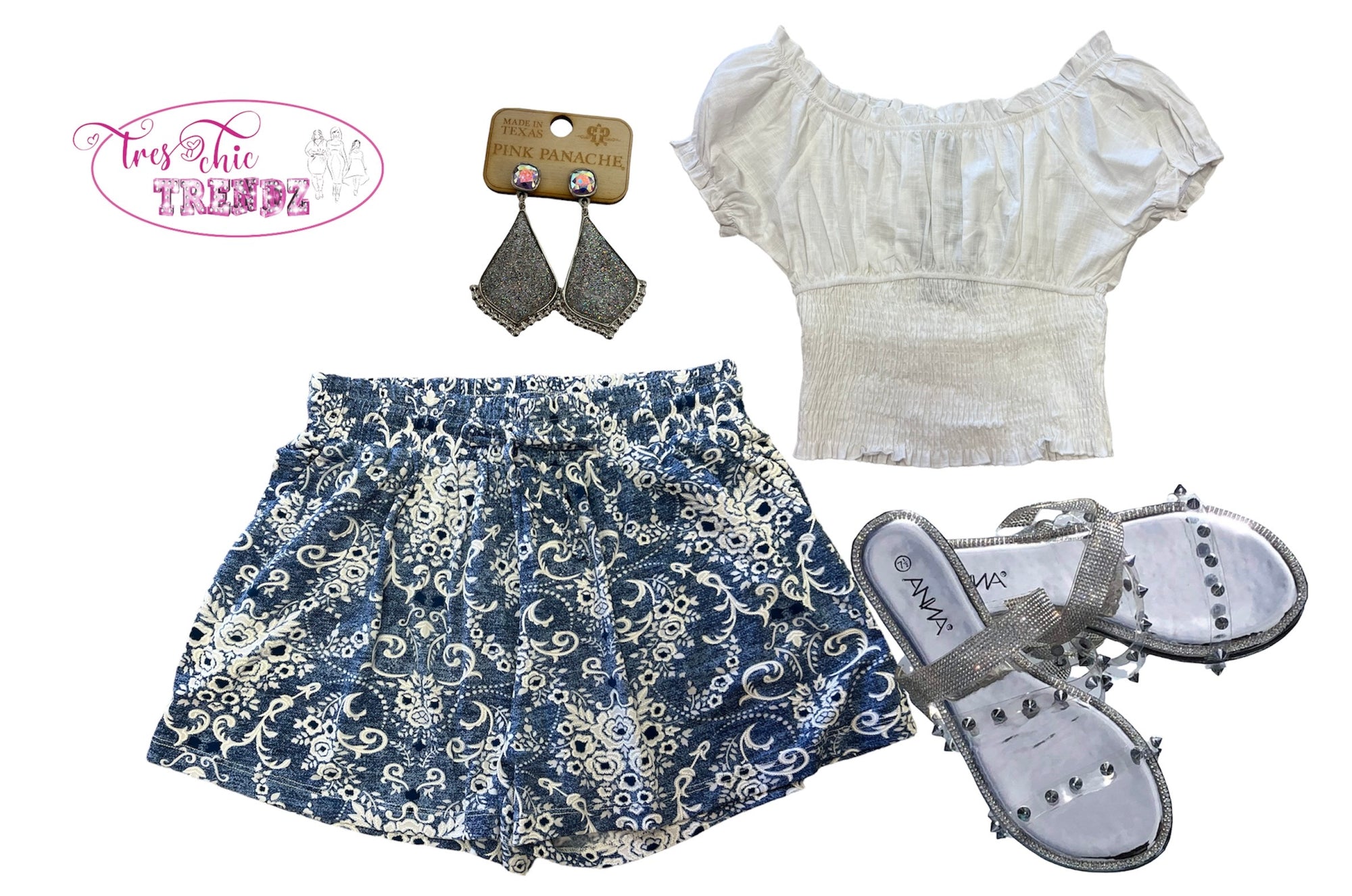 BLUE PRINT CASUAL SHORTS