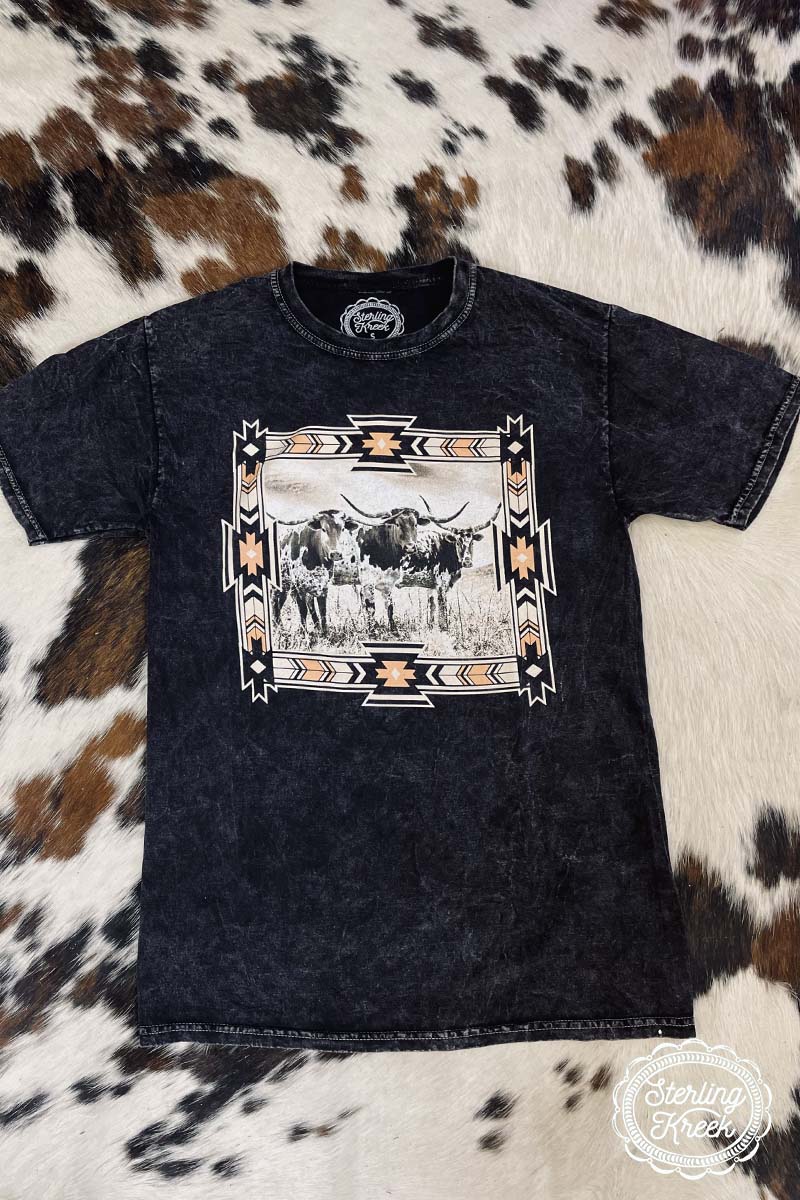 LOVE & LONGHORNS TEE