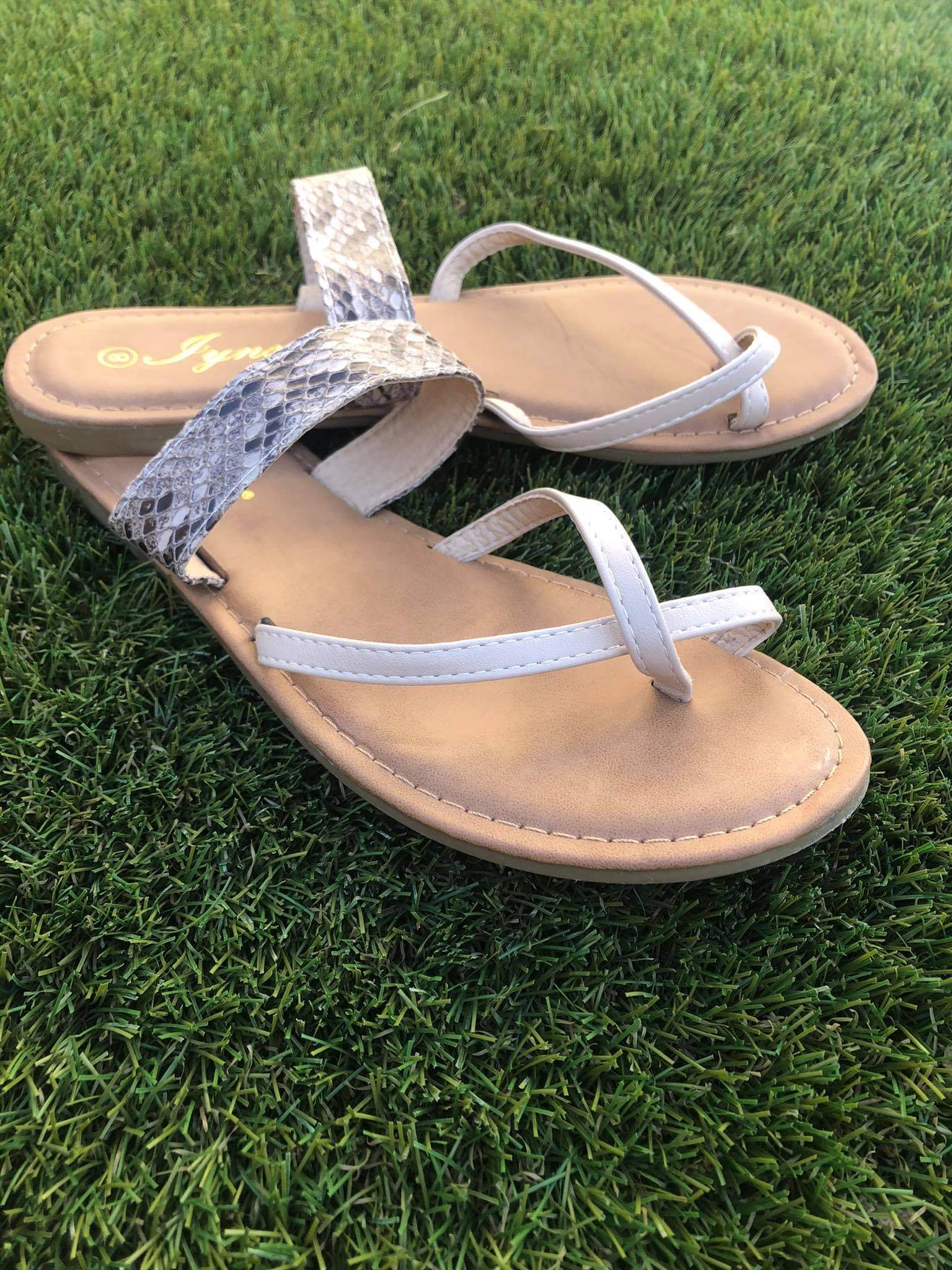 Arch Strap Toe Band Thong Sandal